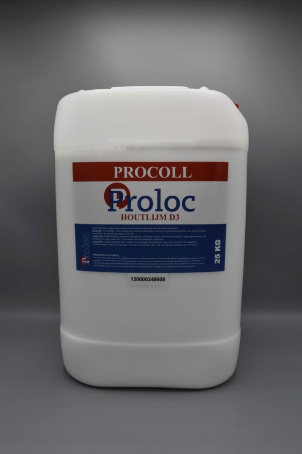 Diverse landelijk Hoge blootstelling Houtlijm Procoll D3 watervast, jerrycan à 25 kg (3A) | Proloc
